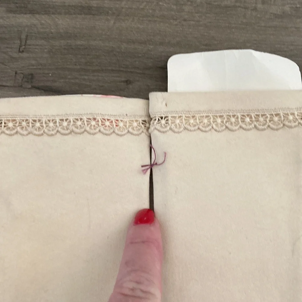 New Deadstock Vintage cotton gloves 6 1/2